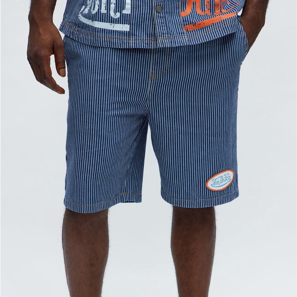 Men’s Von Dutch Relaxed Denim Shorts